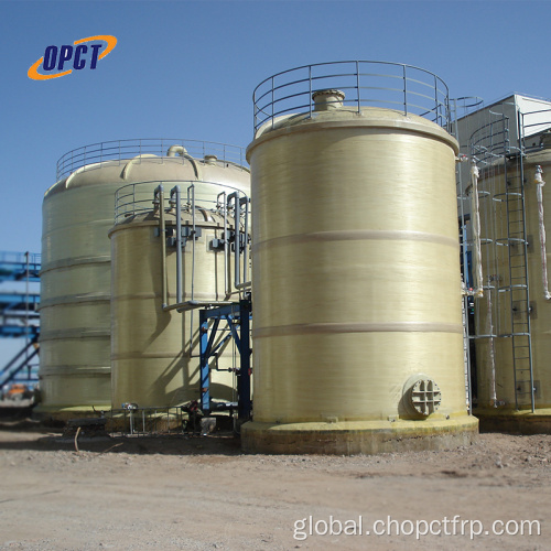 Pvc Frp Pipe fiberglass storage tank 100000 liter Factory